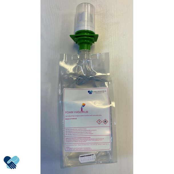 Hnddesinfisering/lik Antibac, skum refill 500ml/Hyaktuell pga Covid 19 - Forpakning: 12 stk