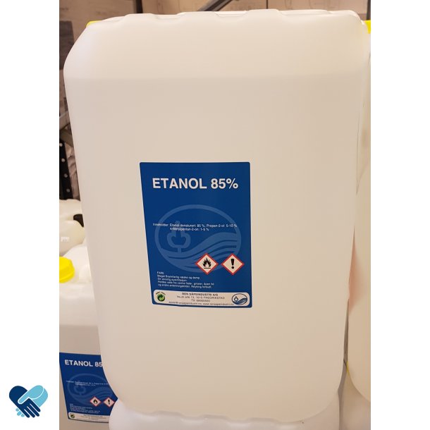 Hnd-desinfisering 75% Etanol m/glyserol, 25 ltr (tilsv. Antibac)