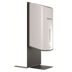  Bordstativ m/automat/berringsfri-dispenser for hnddesinfisering m/pfyllbar innebeholder 