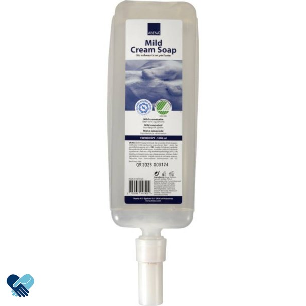 Hndspe mild uten farge og parfyme, 1000ml, Svanemerket - krt: 6stk