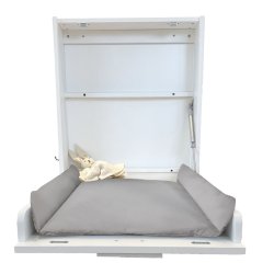 Stellepute 62 x 67cm, hvit og gr for bl.a. Sofus og Sondre 