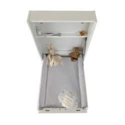 Stellepute 62 x 67cm, hvit og gr for bl.a. Sofus og Sondre 