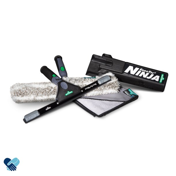 Vindusvaskersett ErgoTec Ninja 4-i-1         