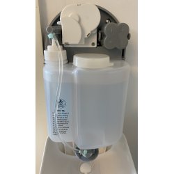 Dispenser automat (berringsfri) for hnddesinfisering m/pfyllbar innebeholder - Spray 