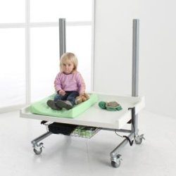 Stellebord Norah frittstende m/hjul - Justerbart - Vr bestselger - OMGENDE LEVERING!