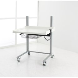 Stellebord Norah frittstende m/hjul - Justerbart - Vr bestselger - OMGENDE LEVERING!