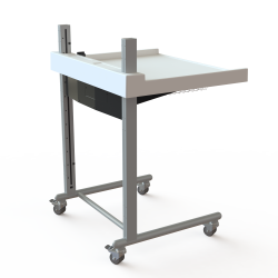 Stellebord Norah frittst�ende m/hjul - Justerbart - V�r bestselger - OMG�ENDE LEVERING!
