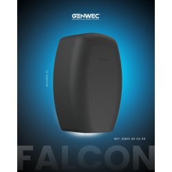 H�ndt�rker FALCON Sort matt design m/3 desinfiserings teknologier -Eneste p� markedet 