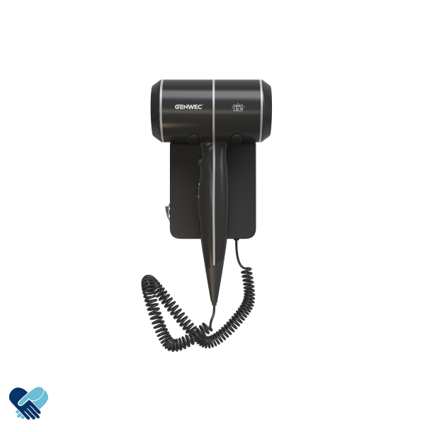 Hrfner Belinda Black 1800 W veggmontert  - Uttak for 2 stk USB 