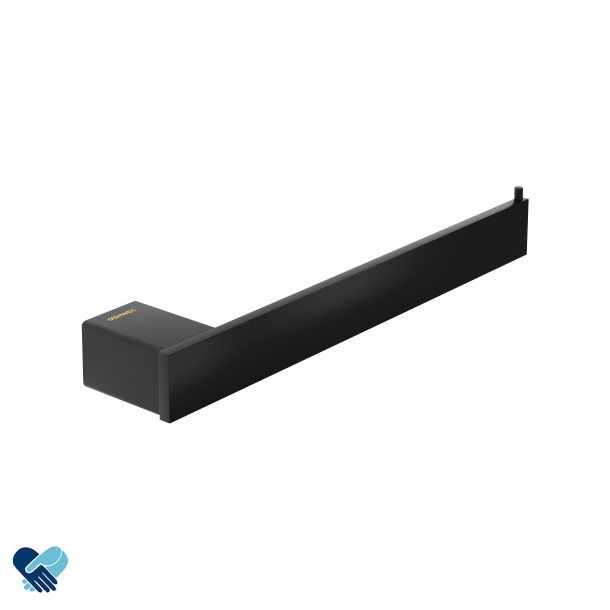 Hndkle holder "POMPEI" Black matt sort finish