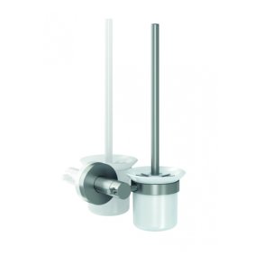 TOALETTBRSTE FOR VEGG brstet rustfritt stl