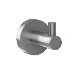 Knagg, enkelt i brstet rustfritt stl