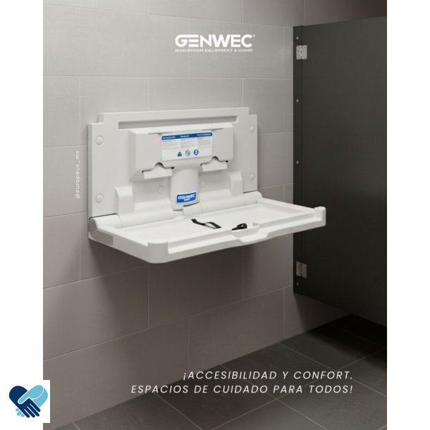 Stellebord Genwec baby - Til offentlig bruk - V�r nye bestselger! OMG�ENDE LEVERING!