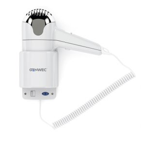 Hrfner-/trker Basic Hvit 1200W veggmontert