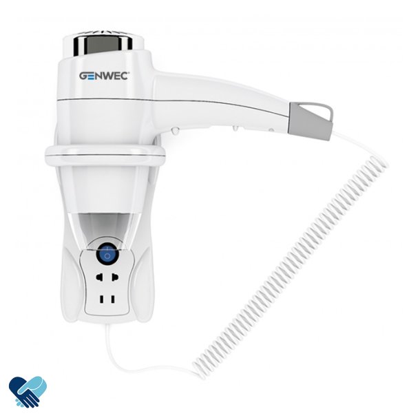 Hrfner Shaver (m/innstikk) WHITE 1400W veggmontert