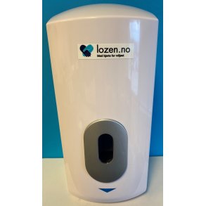 SPEDISPENSER BERRINGSFRI HVIT 1100 ML m/pfyllbar innebeholder NYTTRSKAMPANJE!