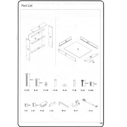 Stellebord Sofus hvit laminat (umontert) OMG�ENDE LEVERING!   