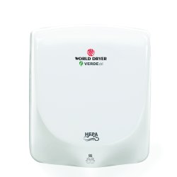 Hndtrker World Dryer VERDEdri  Turbo,Hvit - Overlegen hygiene - HEPA-filtrering  - KAMPANJE 