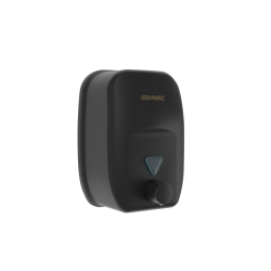 Spedispenser "POMPEI" Black matt manuell betjent veggmontert i rustfritt stl 