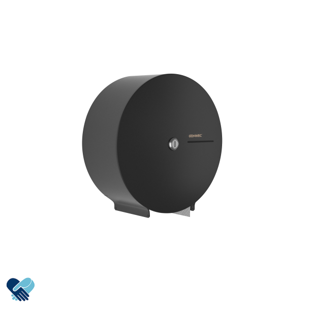 Toa Dispenser "POMPEI" Black rustfritt stl (250-300m)