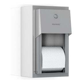 Toalettrullholder brstet stl for 2 ruller