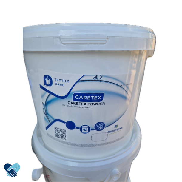 Vaskepulver Caretex Power 7 kg spann til mopper og hvitvask
