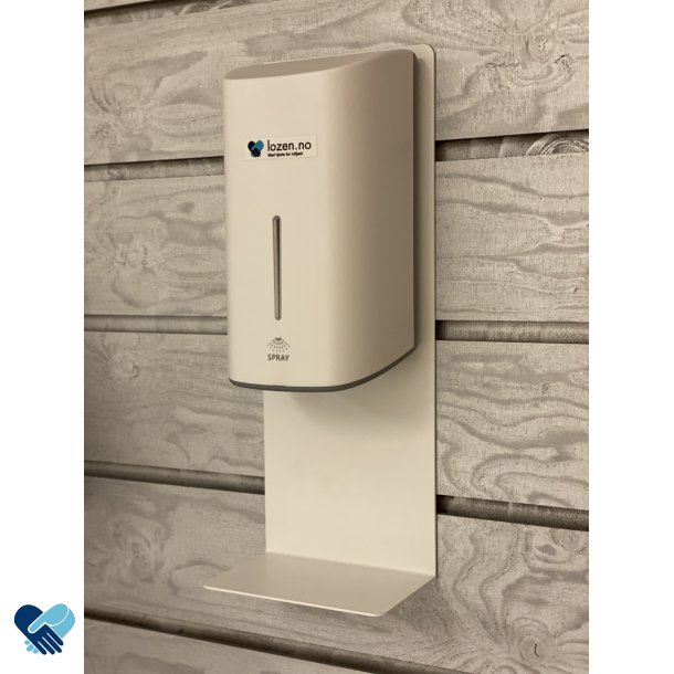 Dispenser automat/berringsfri for hnddesinfisering m/pfyllbar innebeholder - Spray- 1ltr